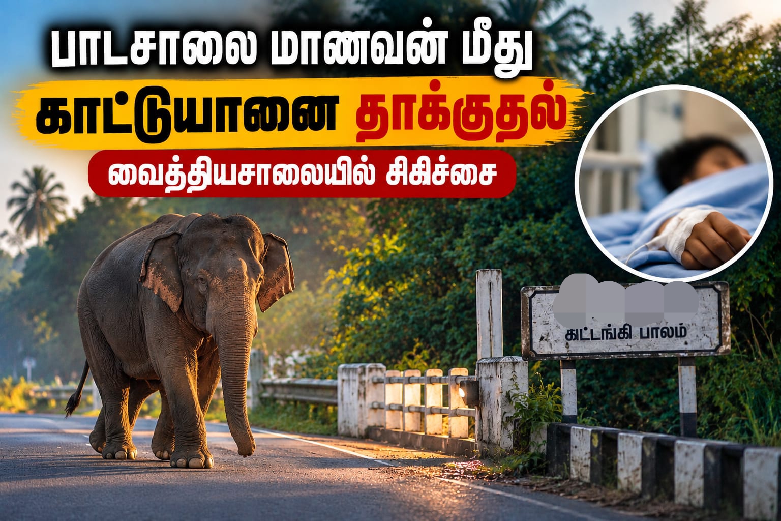 காட்டு யானை தாக்குதல் 